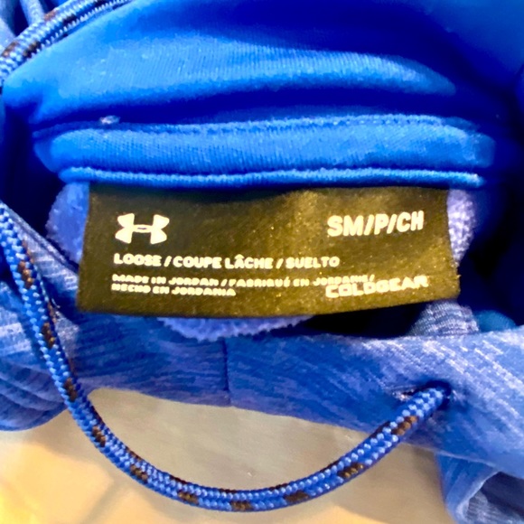 Blue Hoodie, Coldgear, size S - Picture 2 of 3